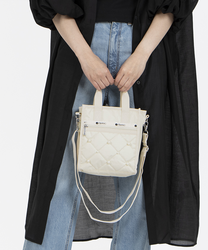 MINI N/S TOTE W/ PEARLSスターライトパール（トートバッグ
