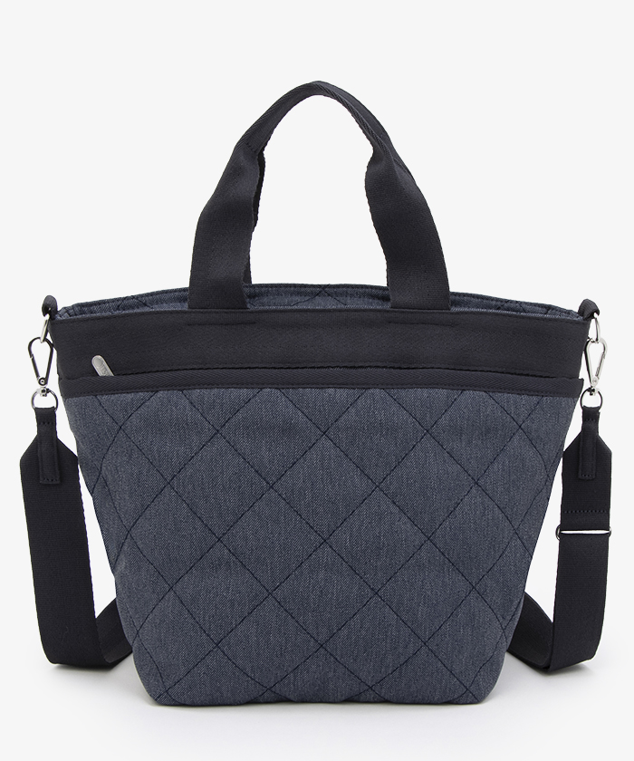 BUCKET TOTE W PEARLS2ブラックパール（トートバッグ