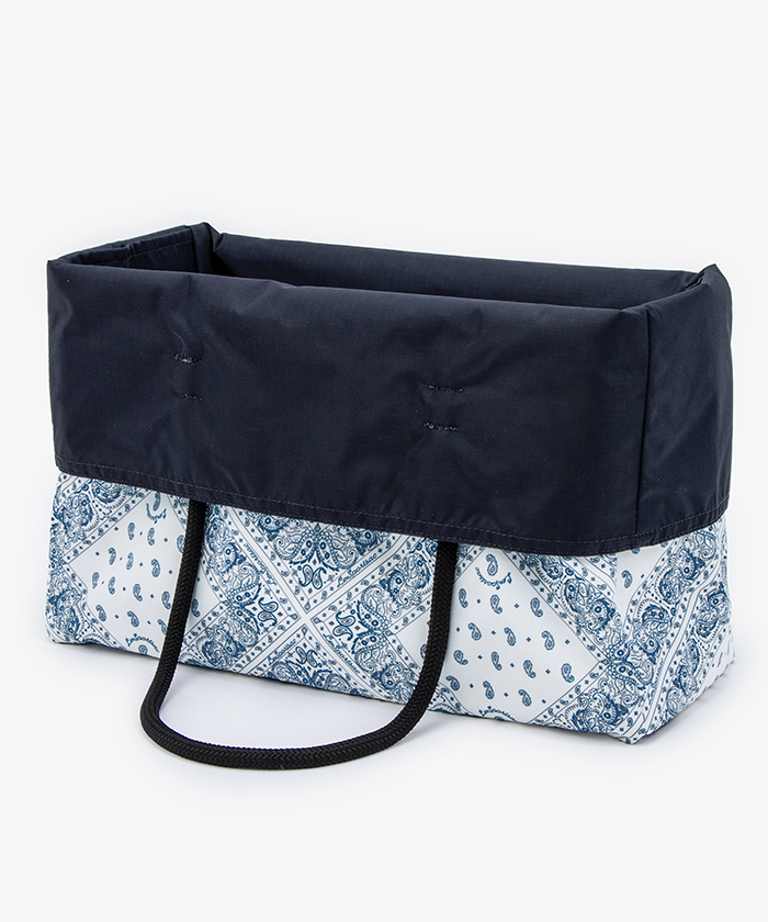 LARGE 2 WAY TOTE2ウェイパープル/ブラックシャイン（トート
