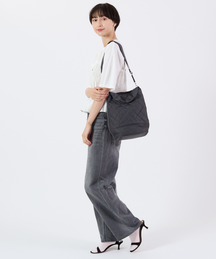 ■LeSportsac■CONVERTIBLE BUCKET BAG キルト CONVERTIBLE BUCKET BAGサンダーナイトキルト（クロスボディ