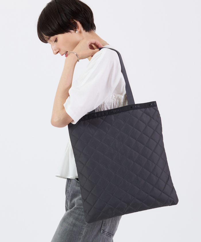 国内直営買付【レスポートサック】トートバッグ ラージ キルト LARGE MULTI TOTEディープグリーンキルト（トートバッグ