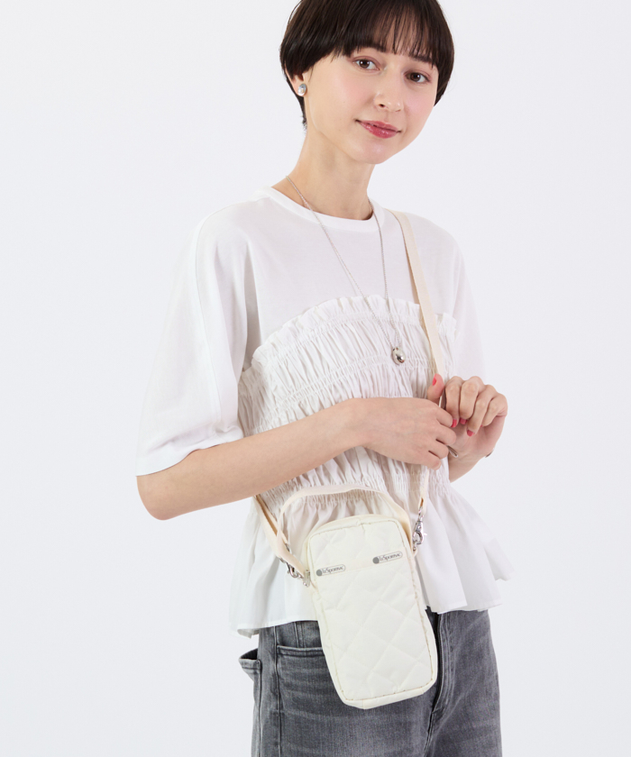 ■LeSportsac■TH MINI CROSSBODY キルトスタッズ TH MINI CROSSBODY ワインキルトスタッズ（ショルダーバッグ
