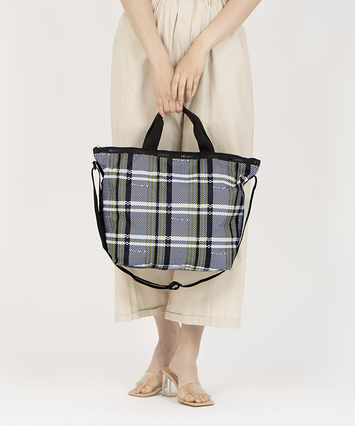 DELUXE EASY CARRY TOTEピクセルスクランブルチェック（トート