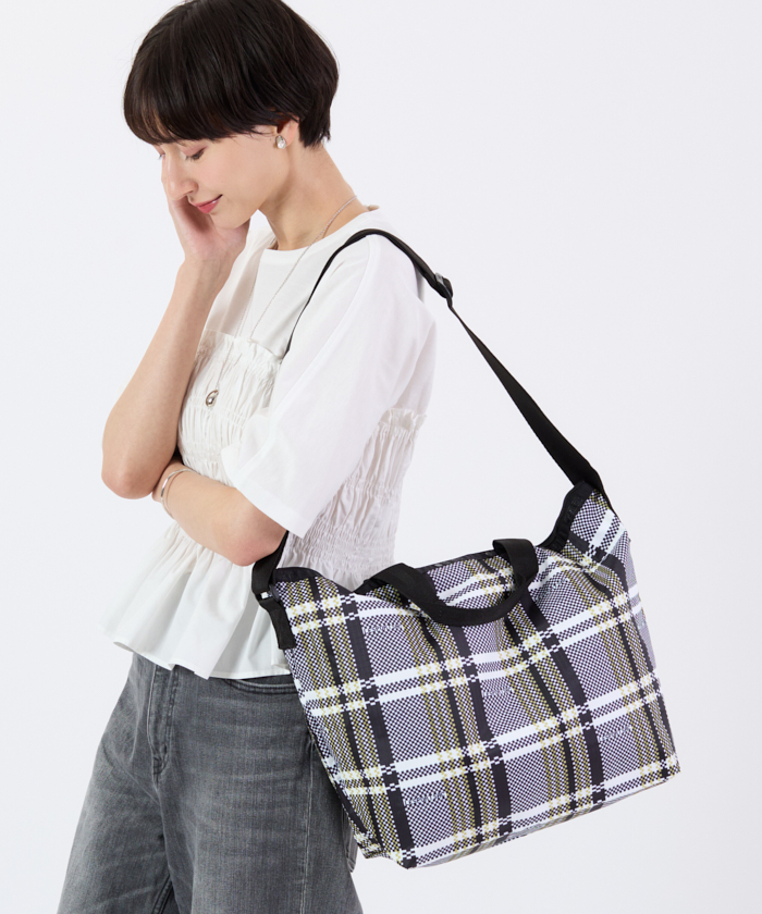 DELUXE EASY CARRY TOTEピクセルスクランブルチェック（トート