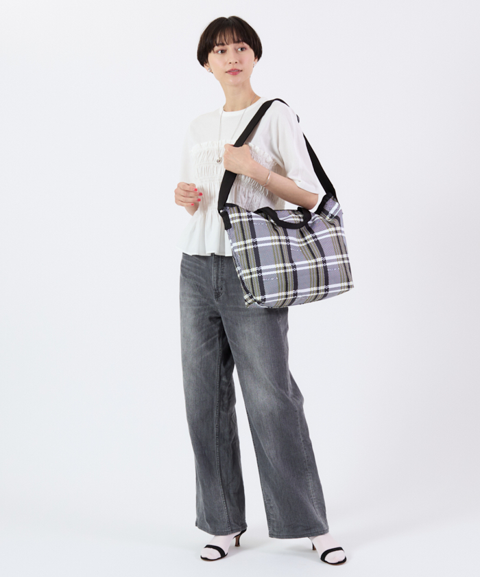 DELUXE EASY CARRY TOTEピクセルスクランブルチェック（トート
