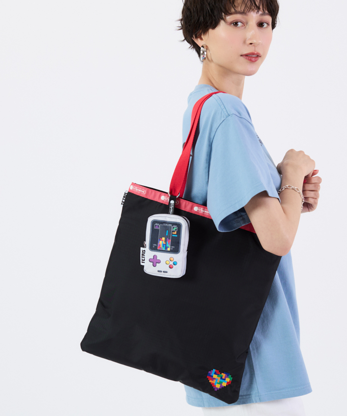 TETRIS KEY RINGテトリスチャーム（ポーチ）｜LeSportsac