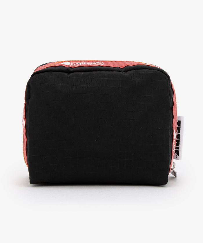 ■LeSportsac■SQUARE COSMETICテトリスハートエンブロイダリー SQUARE COSMETICテトリスハートエンブロイダリースクエア