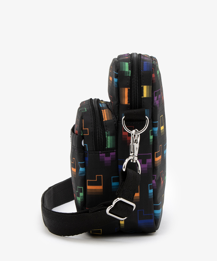■LeSportsac■3ZIP COSMETICテトリスフォーリングブロックス 3－ZIP COSMETICテトリスフォーリングブロックス/ピンク（ポーチ