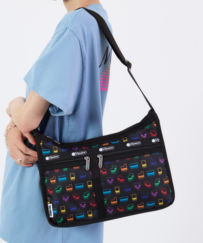 ■LeSportsac■SMALL EVERYDAY BAGテトリス ブロックス DELUXE EVERYDAY BAGテトリスフォーリングブロックス(クロス