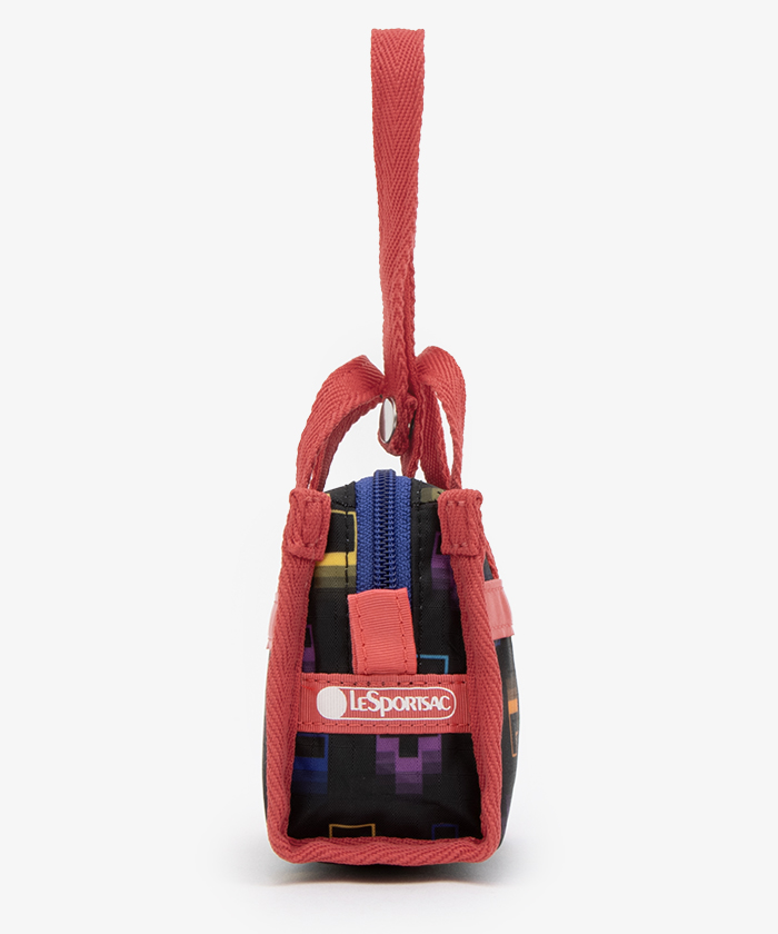 ■LeSportsac■MINI PHONE BAGテトリスフォーリングブロックス MINI PHONE BAGテトリスフォーリングブロックス（ミニバッグ