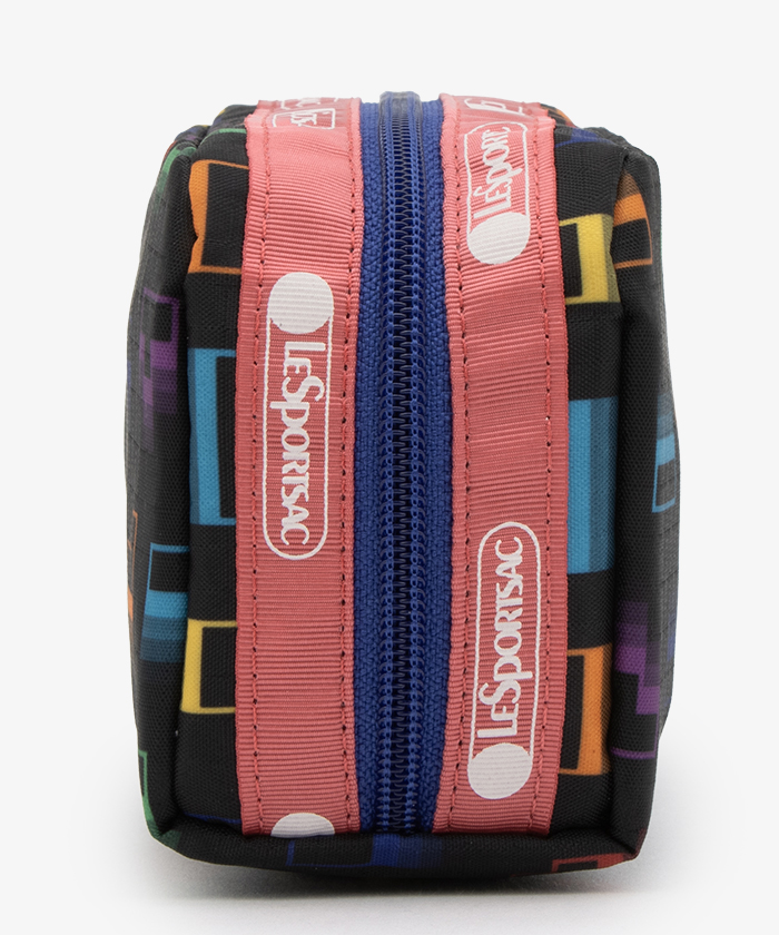 【新品未使用】　レスポートサック　テトリス　ポーチ RECTANGULAR COSMETICテトリスフォーリングブロックス/ピンク