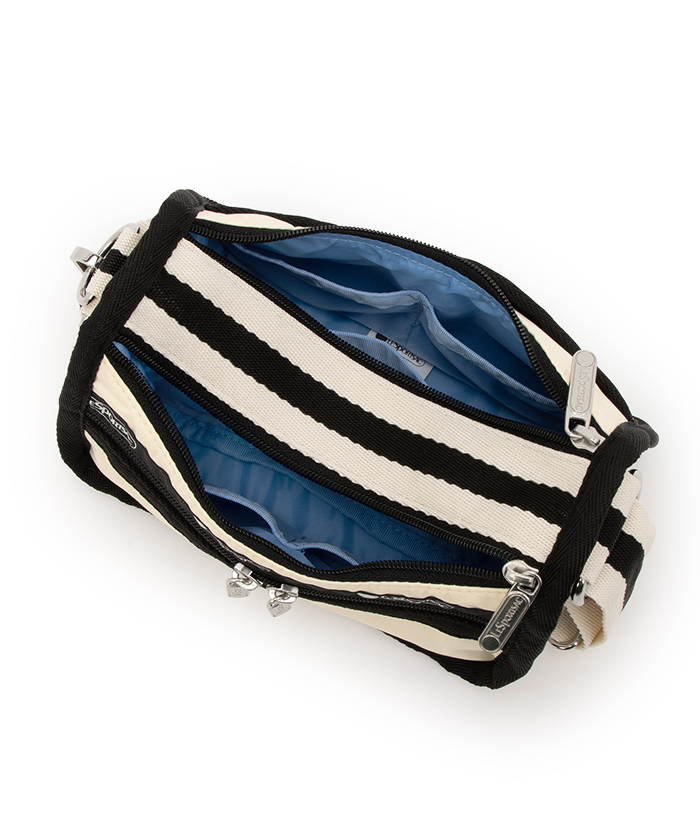■LeSportsac■SMALL LOAF CROSSBODY サンドバー/ブラック SMALL LOAF CROSSBODYスペクテイターサンドバー/ブラック（ミニ
