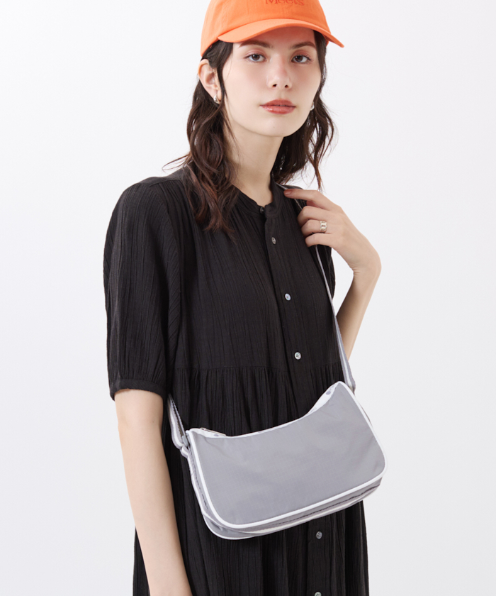 美品❤︎レスポートサックピュアグレー スペクテイターバッグ MINI DUFFEL CROSSBODYスペクテイターピュアグレー