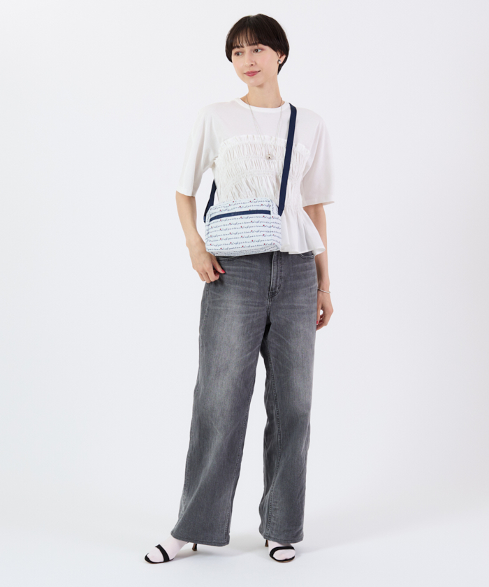 ■LeSportsac■DANIELLA CROSSBODYマリンロゴボーダー DANIELLA CROSSBODYマリンロゴボーダー（ミニバッグ