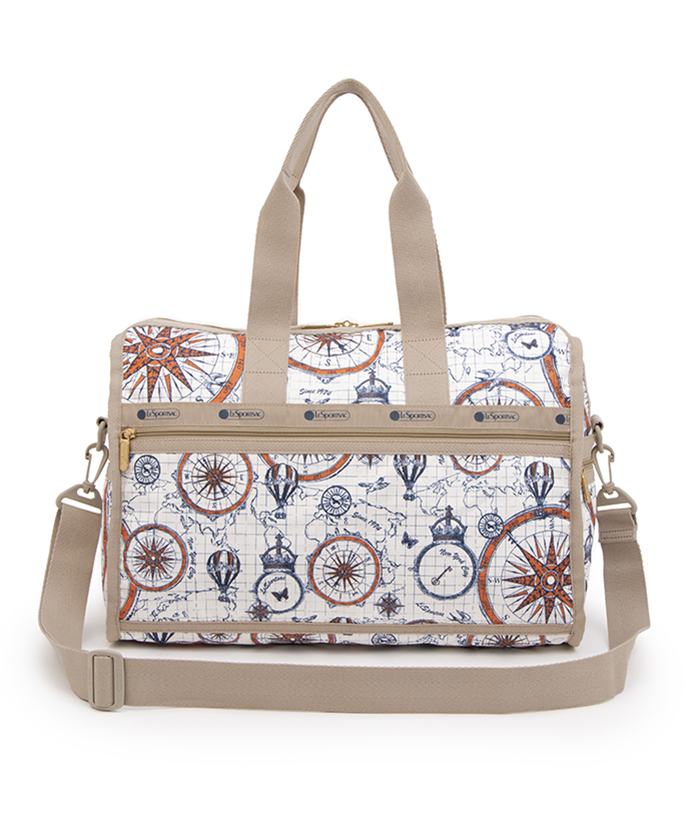 LeSportsac★トラベルバック DELUXE MED WEEKENDERトラベルコンパス（ボストンバッグ