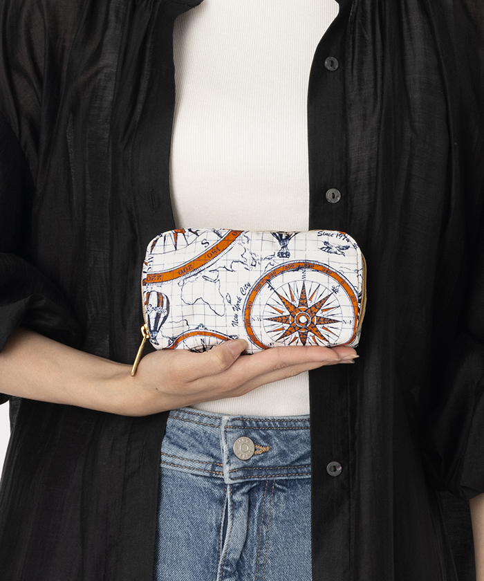 RECTANGULAR COSMETICトラベルコンパス（ポーチ）｜LeSportsac