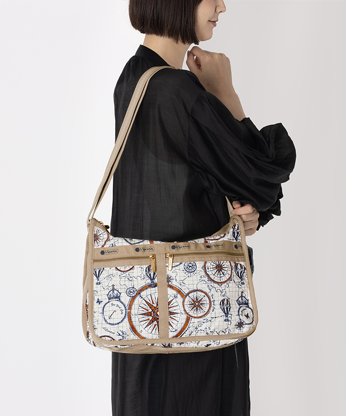 ■LeSportsac■DELUXE EVERYDAY BAGトラベルコンパス DELUXE EVERYDAY BAGトラベルコンパス（クロスボディ/ショルダー
