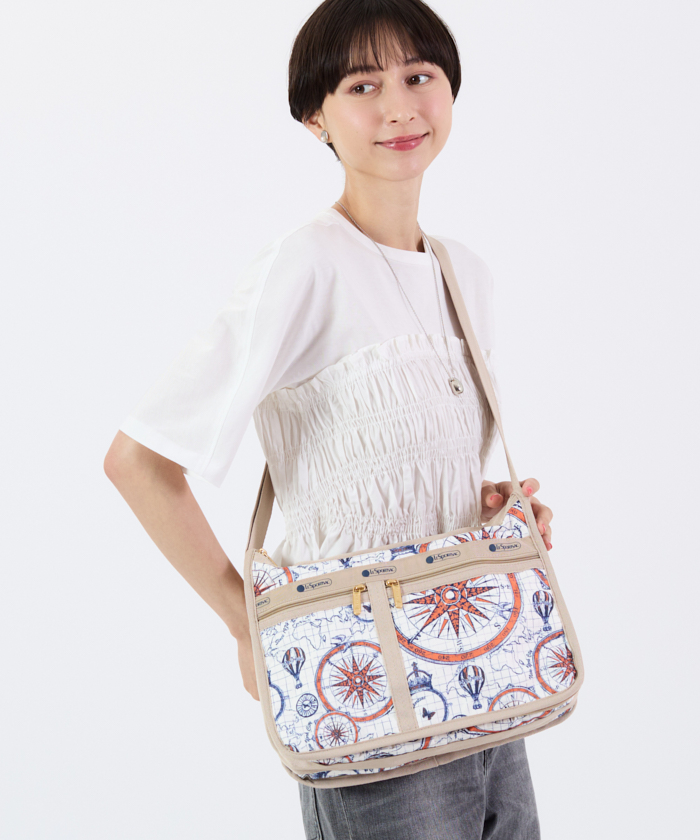 ■LeSportsac■DELUXE EVERYDAY BAGトラベルコンパス DELUXE EVERYDAY BAGトラベルコンパス（クロスボディ/ショルダー