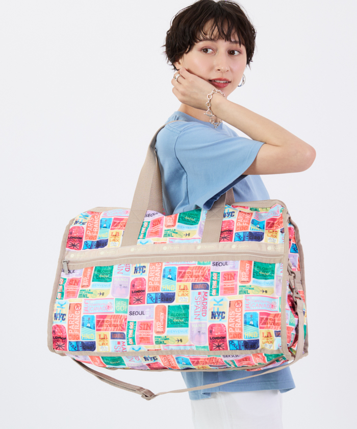 完売の４色●LeSportsac●DELUXE LG WEEKENDERボストンバッグ DELUXE LG WEEKENDERサンダークロスデボス（ボストンバッグ