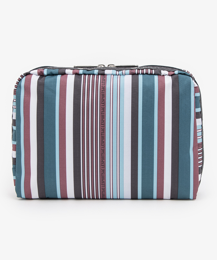 EXTRA LARGE RECTANGULAR COSMETICファンシーストライプ（ポーチ