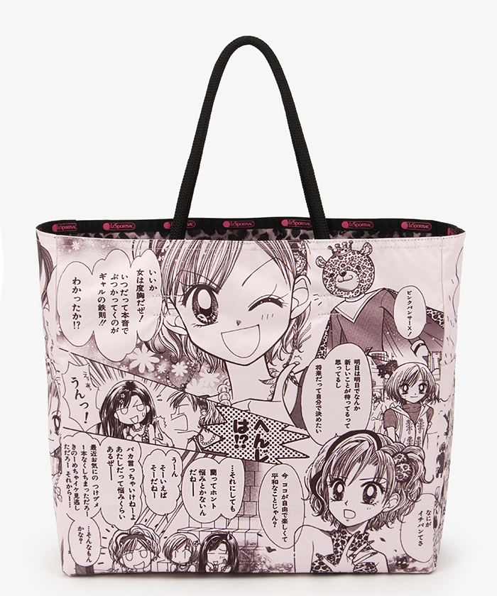   エンボスロゴ 超軽量 2WAYミニトート ユニセックス LARGE 2 WAY TOTEギャルズ！（トートバッグ）｜LeSportsac