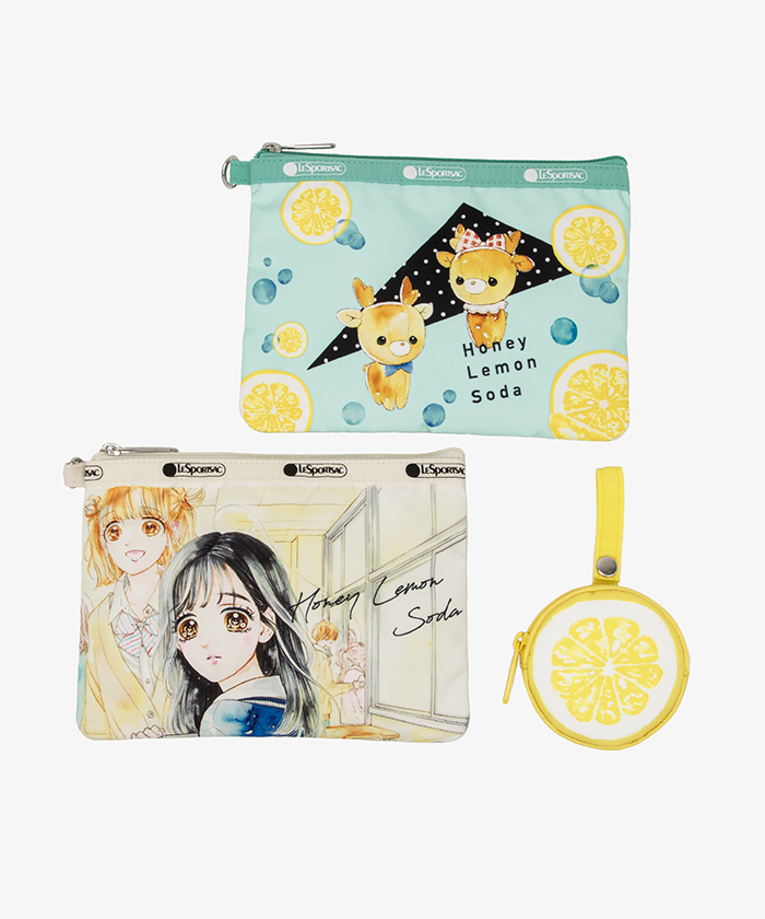 LeSportsac x 雑誌「りぼん」 国内買付 WRISTLET POUCH W/CHARM WRISTLET POUCH W/CHARMスパークリングラブ（ポーチ