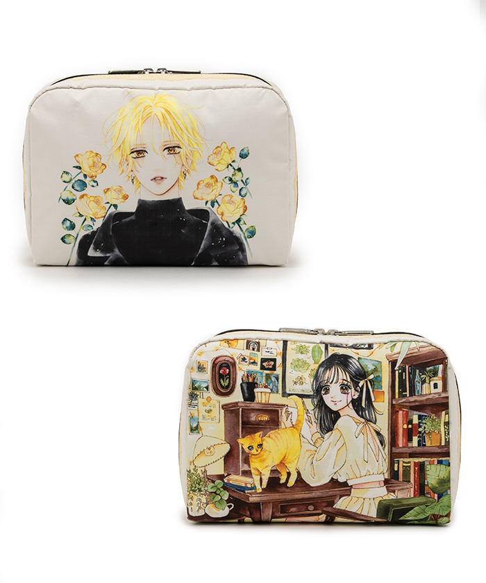 新品　ハニーレモンソーダ　レスポートサック　ポーチ　レスポ　ピンバッジ　限定 ハニーレモンソーダ】EXTRA LARGE RECTANGULAR COSMETIC