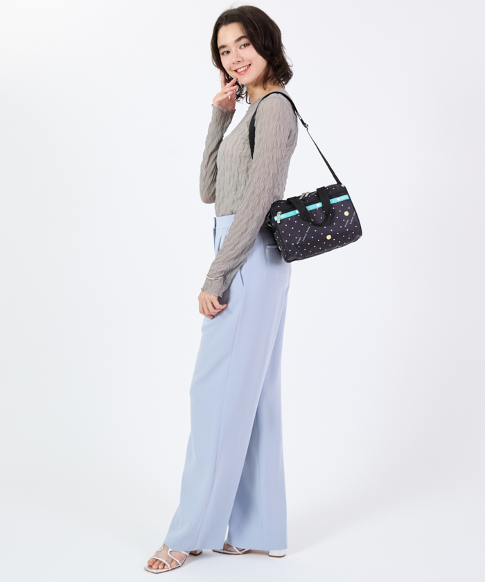 Ham_cow レスポー SM ZIP SHOULDER BAGミディアムデニムウォッシュ（ミニバッグ