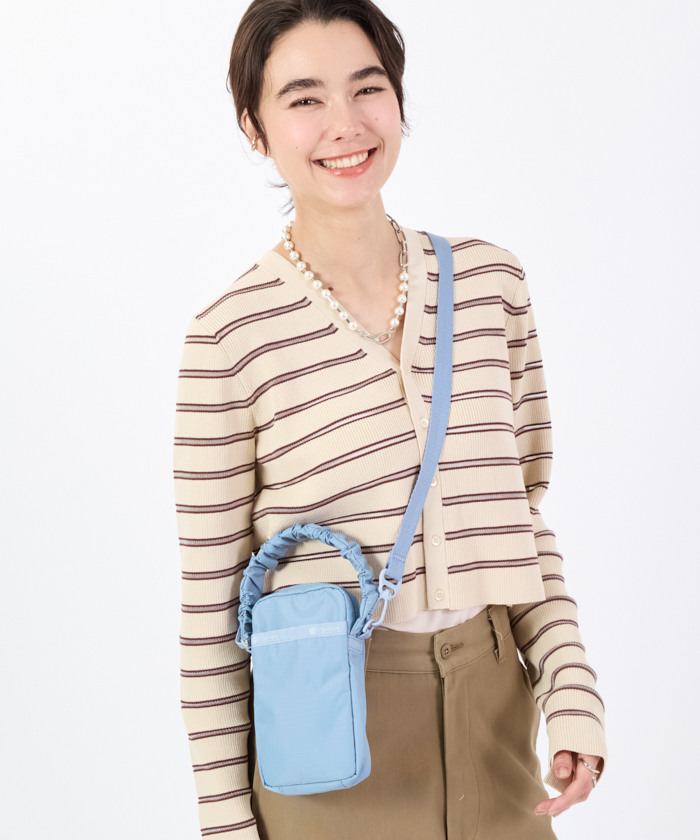 GH MINI PHONE XBODYスレートブルー（ミニバッグ）｜LeSportsac