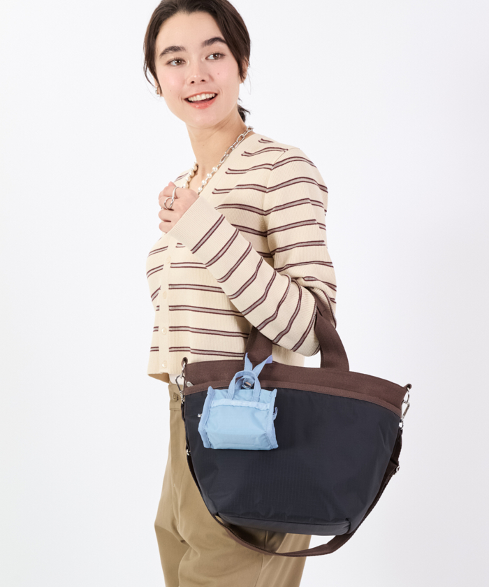 t*u様 (7/10まで)しゅがる ポーチ MICRO WEEKENDER CHARMスレートブルー（ポーチ）｜LeSportsac
