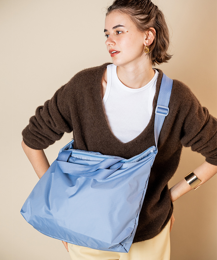 トートバッグ DELUXE ZIPTOP TOTEスレートブルー（トートバッグ）｜LeSportsac