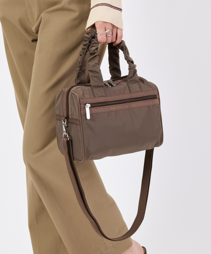 GH EVERYDAY SM SATCHEL ダークチョコレート（ハンドバッグ