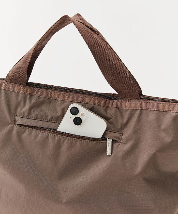 DELUXE ZIPTOP TOTEダークチョコレート（トートバッグ