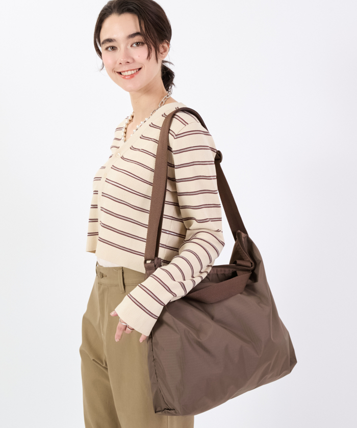 バッグ cocoa DELUXE ZIPTOP TOTEダークチョコレート（トートバッグ