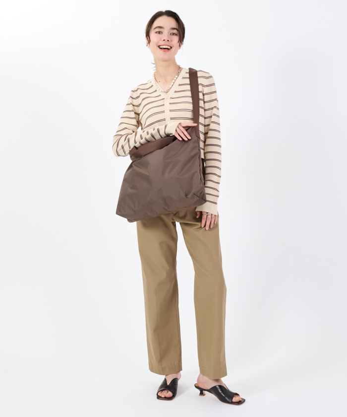 DELUXE ZIPTOP TOTEダークチョコレート（トートバッグ