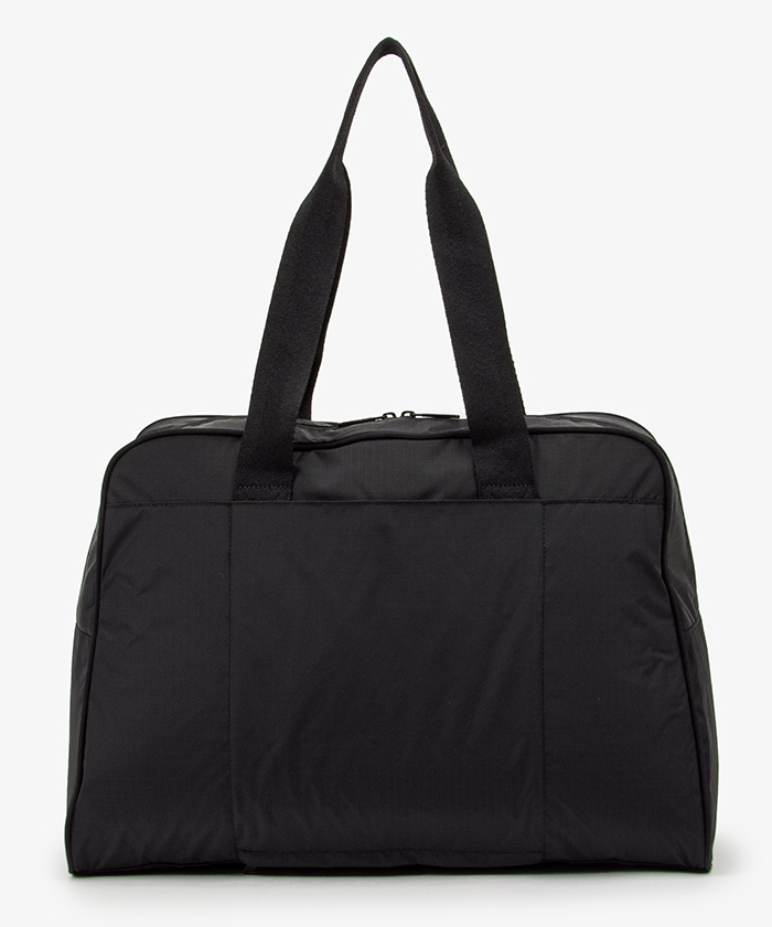【美品】レスポートサック ボストンバッグ 2way ナイロン 大容量 ブラック DELUXE MED WEEKENDERリサイクルドブラックJP（ボストンバッグ