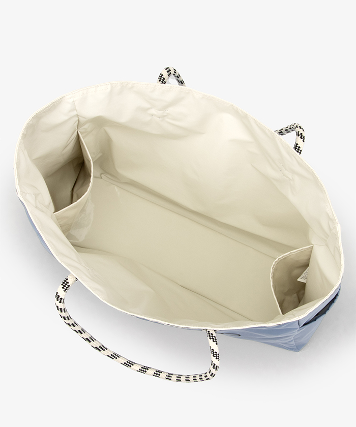 LARGE 2 WAY TOTE2ウェイスレートブルー/パールシャイン（トート