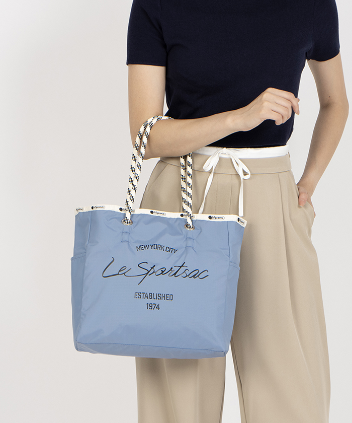 レスポートサック MEDIUM 2WAY TOTEパール フォッシルシャイン ML 2 WAY TOTE 2ウェイスレートブルー/パールシャイン（トート