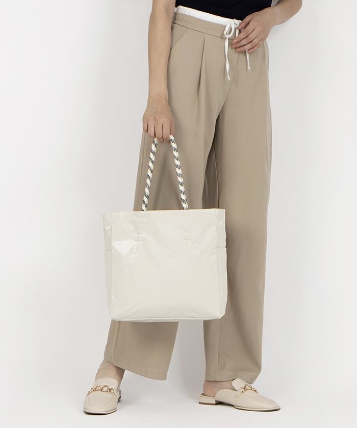 レスポートサック MEDIUM 2WAY TOTEパール フォッシルシャイン ML 2 WAY TOTE 2ウェイスレートブルー/パールシャイン（トート