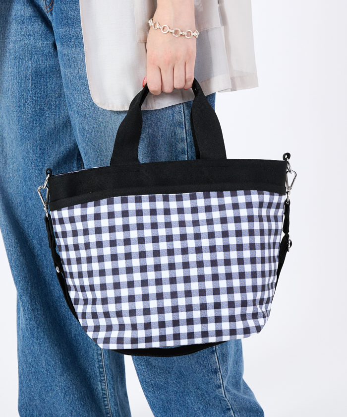BUCKET TOTEクラシカルギンガム（トートバッグ）｜LeSportsac