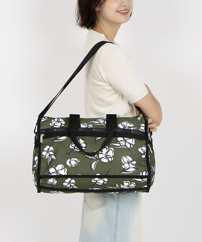 LeSportsacフラワープリント ボストンバッグ LeSportsac レスポートサック ボストンバッグ DELUXE MED