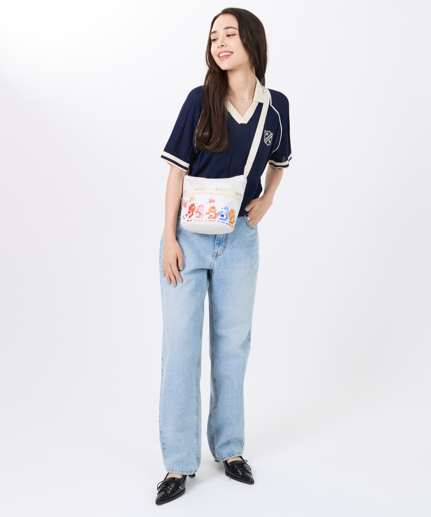 MINI BUCKET SHOULDER BAGケアベアローラースケート（ミニバッグ