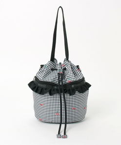 DRAW BUCKET BAG RFLチェリースウィートラッフル