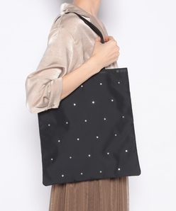 EMERALD TOTE W STONESビジューブラック（トートバッグ）｜LeSportsac