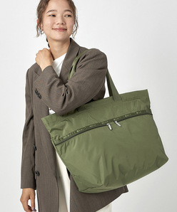 CARLIN ZIP TOP TOTE BAGオリーブ（トートバッグ）｜LeSportsac