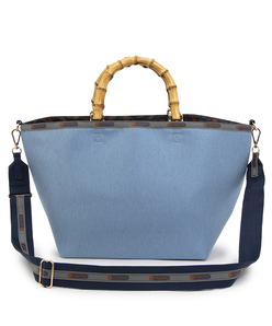 MED BAMBOO TOTE W/STRY~bNXJCfj
