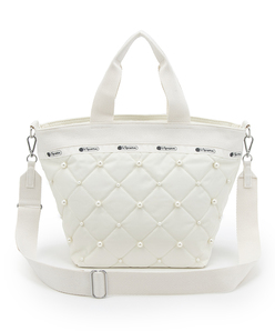 BUCKET TOTE W PEARLS2X^[Cgp[