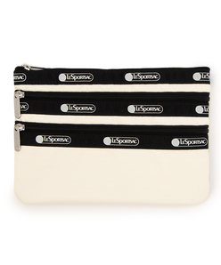 3－ZIP COSMETICフレッシュライム（ポーチ）｜LeSportsac