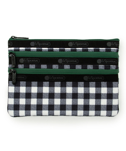 3－ZIP COSMETICメレンゲ（ポーチ）｜LeSportsac