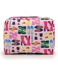 ■LeSportsac■RECTANGULAR COSMETIC ミックスドフルーツ EXTRA LARGE RECTANGULAR COSMETICミックスドフルーツエンブロイ